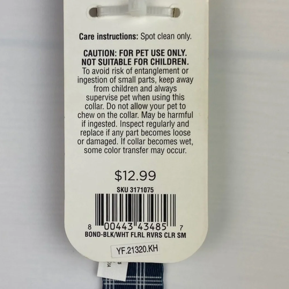 Bond & Co Reversible Dog Collar for Small Dogs